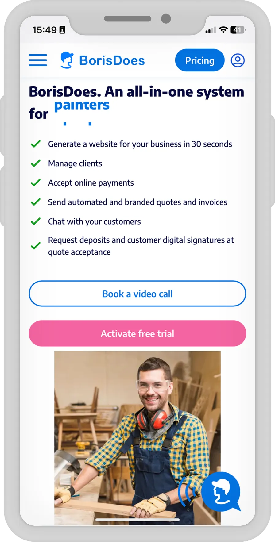 Platforma freelancerska na rynek australijski — ekran 1