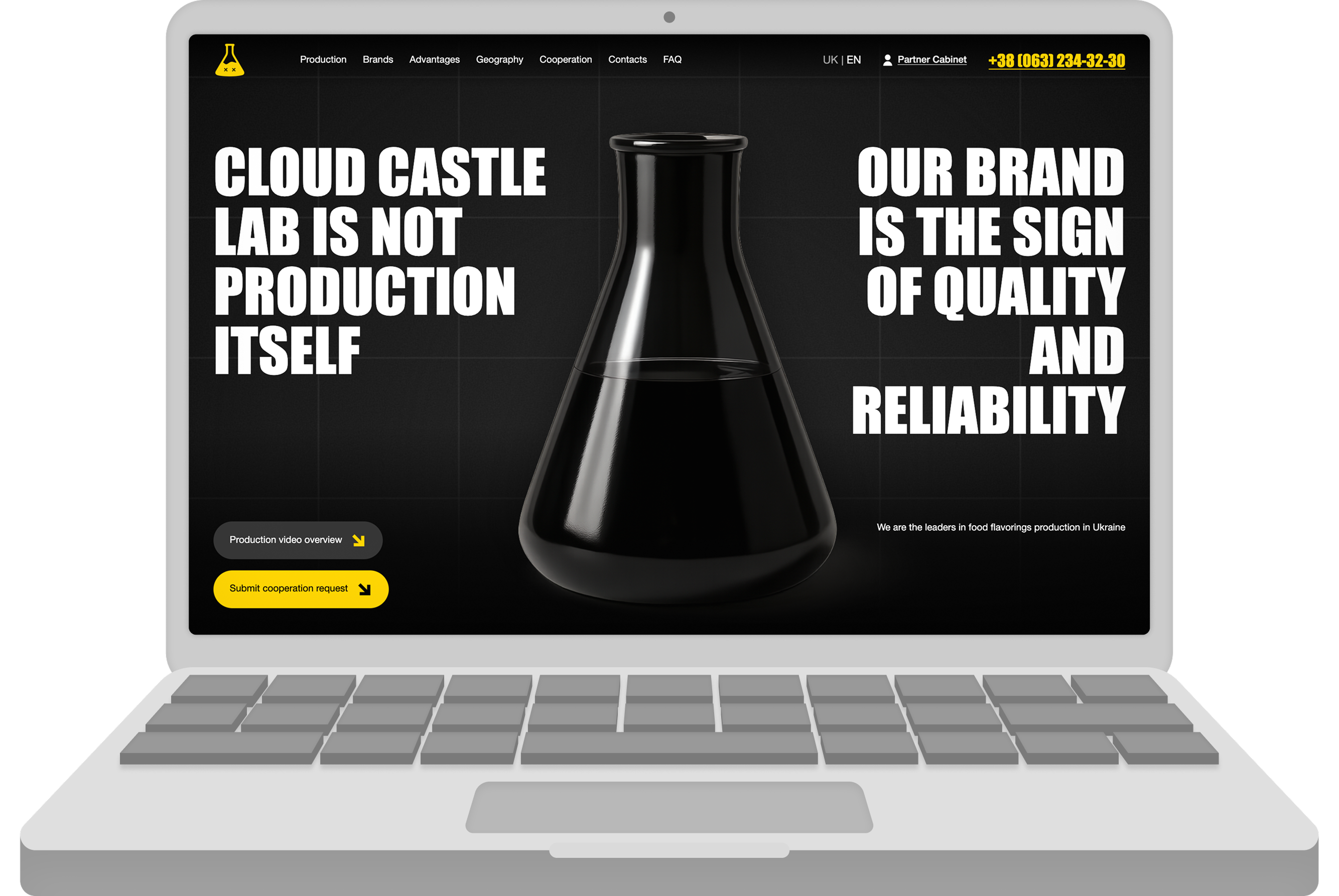 Cloud Castle Lab — Corporate Platform for Food Flavoring Leader