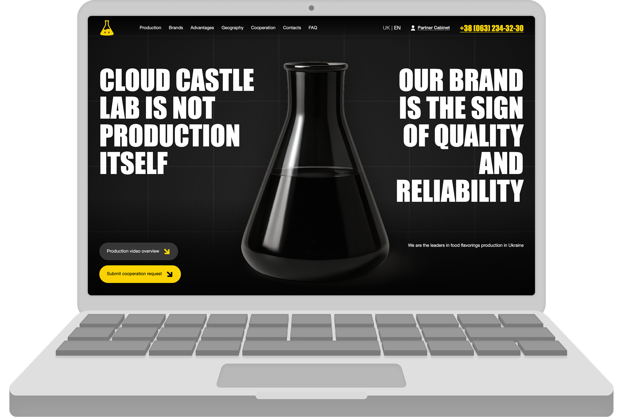 Cloud Castle Lab — Corporate Platform for Food Flavoring Leader