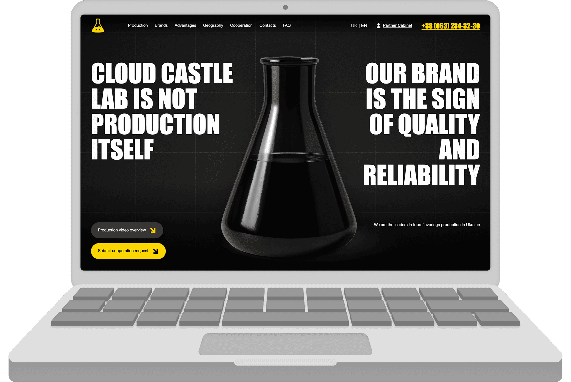 Cloud Castle Lab — Corporate Platform for Food Flavoring Leader